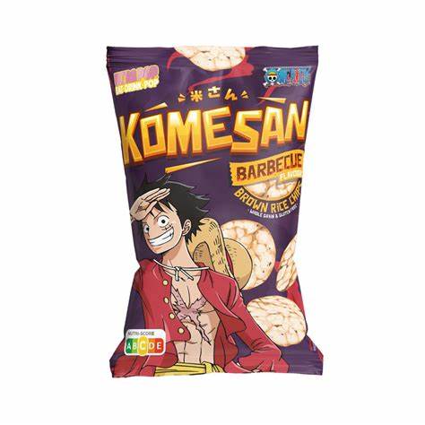 Komesan - Chips De Riz Complet Goût Bbq - One Piece